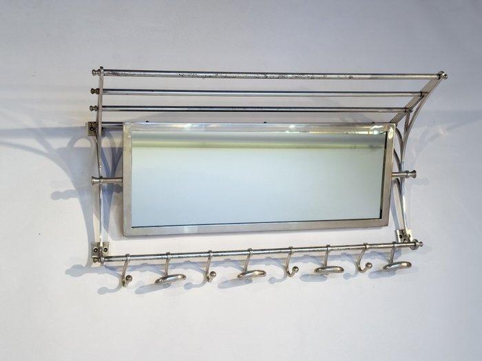 Kapstok - chrome - Art Deco trein kapstok, Antiek en Kunst, Curiosa en Brocante