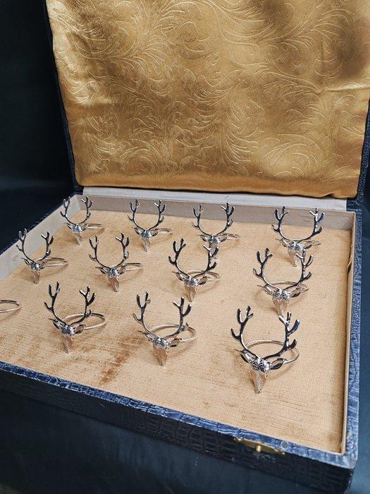 Servetring (12) - Metaal, Antiek en Kunst, Antiek | Meubels | Tafels