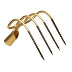 Mesthaak met steelklem, zonder steel 4 tanden, 21 x 20 cm -, Tuin en Terras, Nieuw