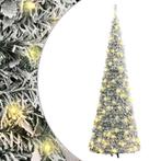 vidaXL Kunstkerstboom pop-up met sneeuw 200 LEDs 210 cm, Verzenden, Nieuw