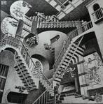 M. C. Escher (after) - Relativity- Perspectiva Impossible, Antiek en Kunst, Kunst | Tekeningen en Fotografie