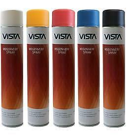 Vista 1K Wegenverf spray voor lijnmarkering 750ml V-0754x, Bricolage & Construction, Peinture, Vernis & Laque, Envoi