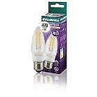 Dimbare Retro Filament LED lamp Candle 470LM E27, Maison & Meubles, Lampes | Autre, Envoi