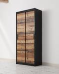 Halkast - Old wood - 90x45x200 - Garderobekast kledingkast
