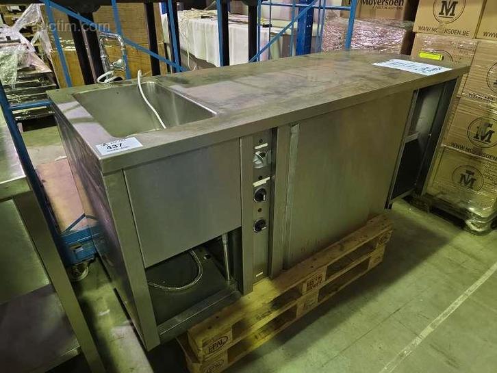 rvs spoel/werktafel, Huis en Inrichting, Keuken | Keukenbenodigdheden, Ophalen