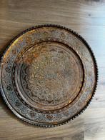 Large 60 cm plate - Koper - Middle East - circa 1930-1960, Antiek en Kunst