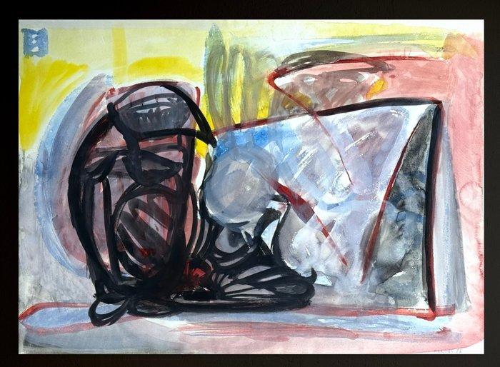 Marcus de Vestele (1941-2024) - Grande composition Cobra de, Antiek en Kunst, Kunst | Schilderijen | Modern