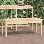 vidaXL Tuinbank 109x44x45 cm massief grenenhout, Verzenden, Nieuw
