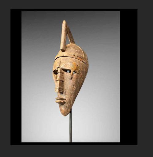Masker Bambara (37 CM) - oorlogs masker - Bambara - Mali, Antiek en Kunst, Kunst | Niet-Westerse kunst