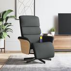 vidaXL Massagestoel verstelbaar met voetensteun stof, Huis en Inrichting, Fauteuils, Verzenden, Nieuw