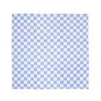 Theedoek blauw geblokt 100% katoen | 660(b)x660(d)mm Vogue, Verzenden, Nieuw in verpakking