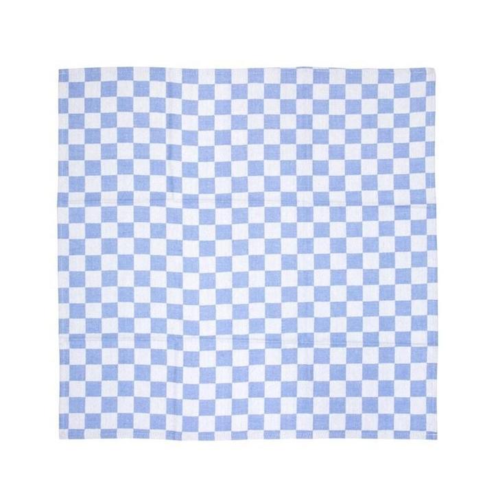 Theedoek blauw geblokt 100% katoen | 660(b)x660(d)mm Vogue, Articles professionnels, Horeca | Équipement de cuisine, Envoi
