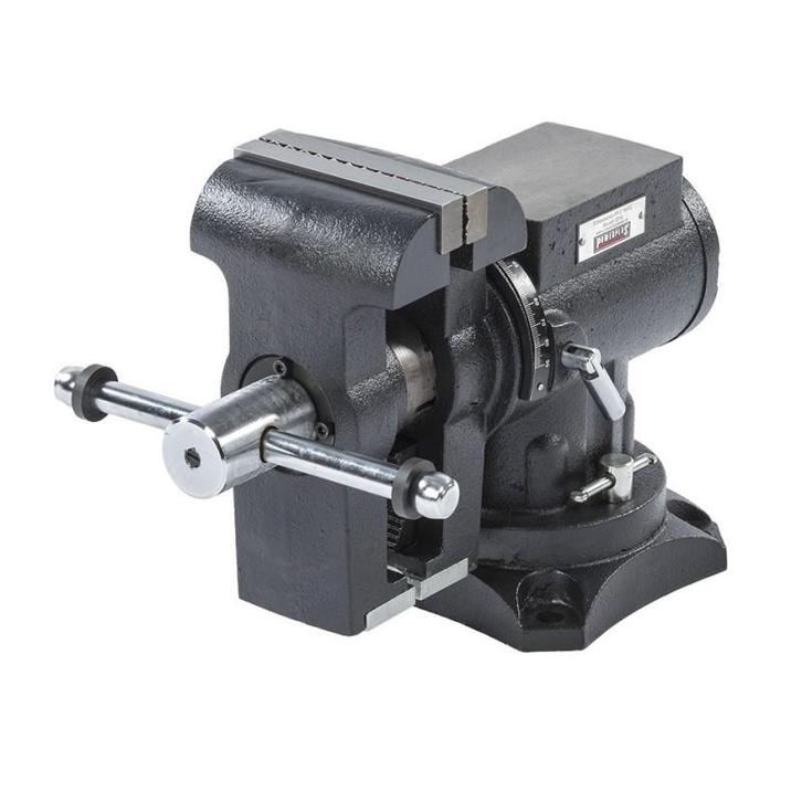 Multifunctionele bankschroef 125 mm. draaibare uitvoering, Bricolage & Construction, Établis, Enlèvement ou Envoi