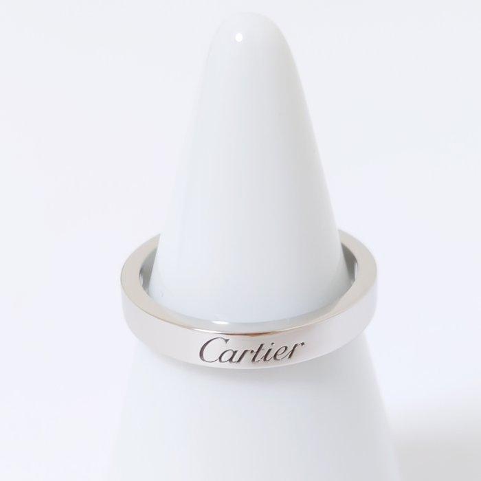 Zonder Minimumprijs - Cartier - Ring - C de Cartier Platina, Handtassen en Accessoires, Ringen