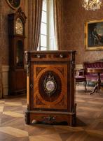 Credenza - Hout, Marmer, Brons, Messing, Keramiek