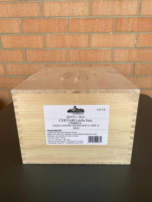 2023 Castello della Sala, Cervaro della Sala - Ombrie IGT -, Verzamelen, Wijnen