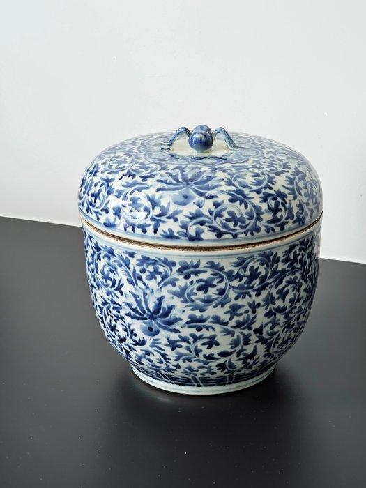 Antieke Chinese pot met deksel - Porselein - China - Qing, Antiek en Kunst, Antiek | Overige Antiek