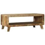 vidaXL Koffietafel 90x50x35 cm Massief Ruw Mangohout, Huis en Inrichting, Tafels | Salontafels, Verzenden, Nieuw