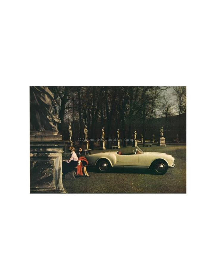 1956 LANCIA AURELIA SPIDER GT 2500 BROCHURE ENGELS USA, Boeken, Auto's | Folders en Tijdschriften, Ophalen of Verzenden