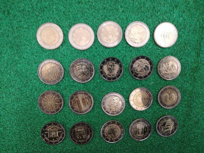 Europa. 2 Euro 2020/2025 (20 monete) (Zonder Minimumprijs), Postzegels en Munten, Munten | Europa | Euromunten