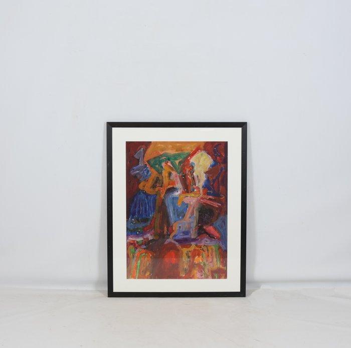 Ad Snijders (1929-2010) - Gesprek in kleur, Antiek en Kunst, Kunst | Designobjecten