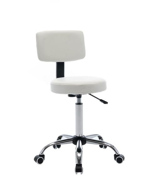 Alora - Tabouret Comfort - Zadelkruk - Wit - Kruk -, Tuin en Terras, Hand-tuingereedschap, Nieuw