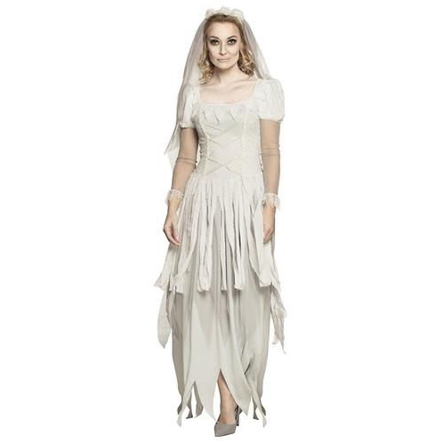 Halloween Bruid Kostuum Spook, Kleding | Dames, Carnavalskleding en Feestkleding, Nieuw, Verzenden