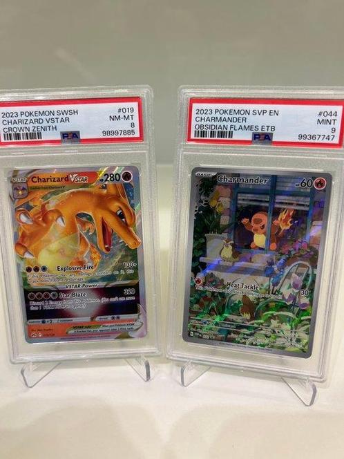 Pokémon - 2 Graded card - PSA 9, Hobby en Vrije tijd, Verzamelkaartspellen | Pokémon