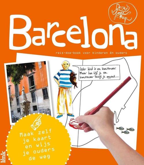 Barcelona / DrawYourMap 9789462321618 Robin Bertus, Boeken, Overige Boeken, Zo goed als nieuw, Verzenden