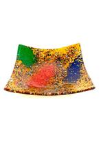 Plat - Verre de Murano - Assiette Ambra 17 cm