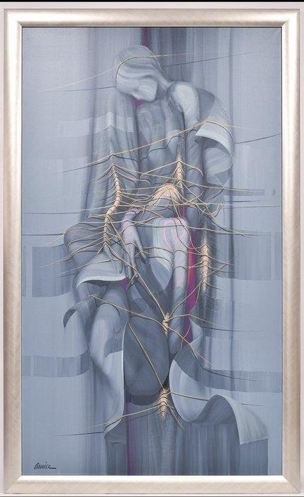 Jean-Loup Gasnier (1952) - Deux Femmes, Antiek en Kunst, Kunst | Schilderijen | Modern