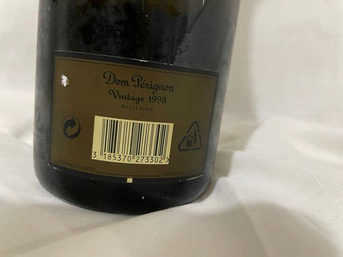 1998 Dom Pérignon - Champagne Brut - 1 Fles (0,75 liter), Verzamelen, Wijnen