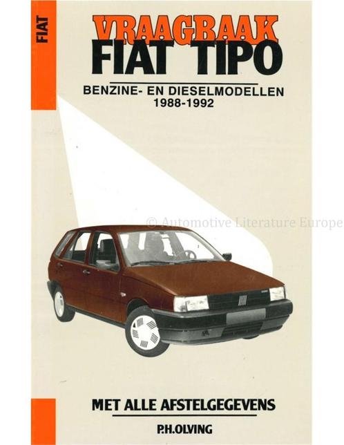 1988-199, FIAT TIPO, 1.4 | 1.6 | 1.7D | 1.9D | 1.9TD, BENZ.., Auto diversen, Handleidingen en Instructieboekjes, Ophalen of Verzenden