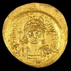 Byzantijnse Rijk. Justinianus I (527-565 n.Chr.). Solidus, Postzegels en Munten, Munten | Europa | Niet-Euromunten