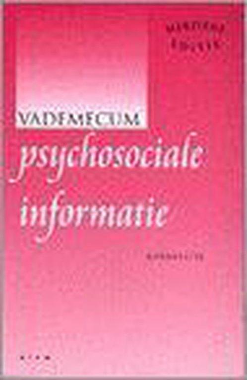 Vademecum psychosociale informatie 9789050507509, Boeken, Schoolboeken, Zo goed als nieuw, Verzenden