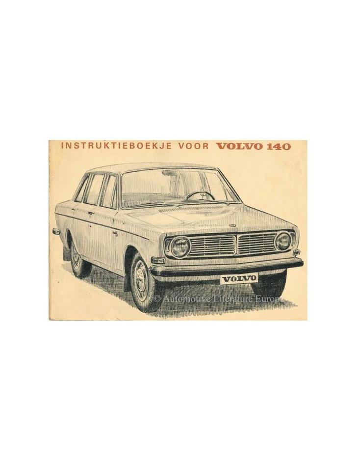 1968 VOLVO 140 INSTRUCTIEBOEKJE NEDERLANDS, Auto diversen, Handleidingen en Instructieboekjes