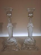 Chandelier (2) - Cristal - Sacré Cœur de Jésus et la Vierge, Antiquités & Art