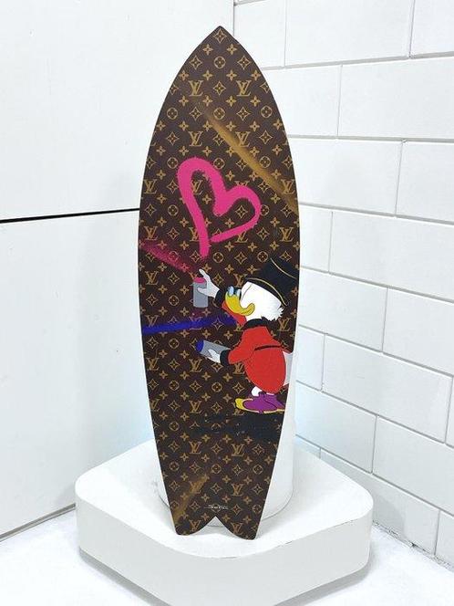 Suketchi - Scrooge x Louis Vuitton Surfboard, Antiquités & Art, Art | Peinture | Moderne