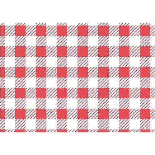 Vetvrij rood gingham papier 19x31cm | 200 stuks Gastronoble, Zakelijke goederen, Horeca | Keukenapparatuur, Nieuw in verpakking