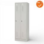 Kledingkast 2-deurs - 180x59x50 cm - Grijs, Ophalen of Verzenden