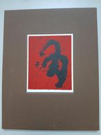 Luc Hoenraet (1941) - set of 5 works - red & black