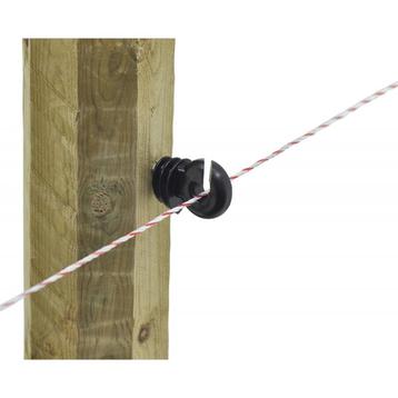Isolateur big vis crochet 6mm noir - kerbl, Neuf