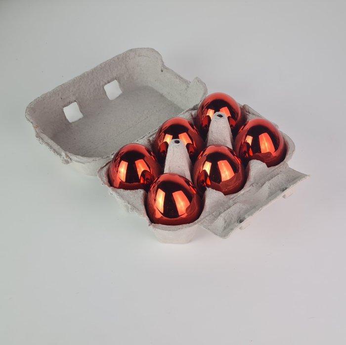 Santicri - Opera Santicri - Eggs Pop Red, Antiquités & Art, Art | Objets design