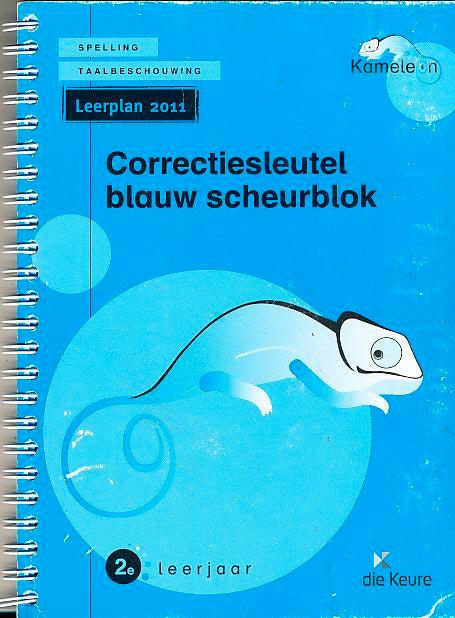 Kameleon Correctiesleutel blauw scheurblok 2e leerjaar, Livres, Livres scolaires, Envoi