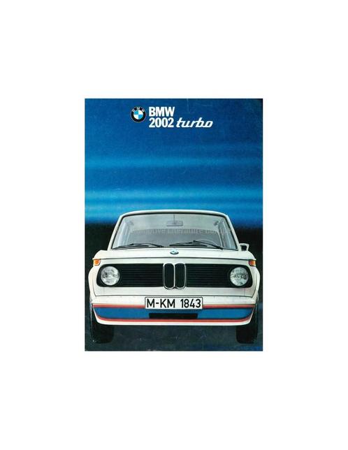 1973 BMW 2002 TURBO BROCHURE DUITS, Livres, Autos | Brochures & Magazines