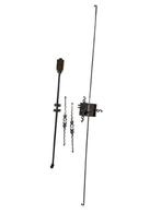 Slot en sleutel - Gesp smeedijzer XVIIIe eeuw.