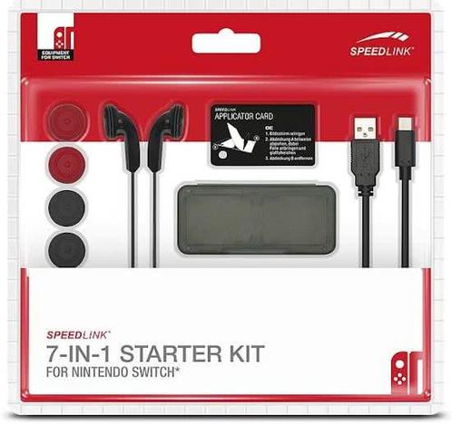 Speedlink 7-IN-1 Starter Kit - Zwart - Switch (Nintendo, Games en Spelcomputers, Games | Overige, Ophalen of Verzenden