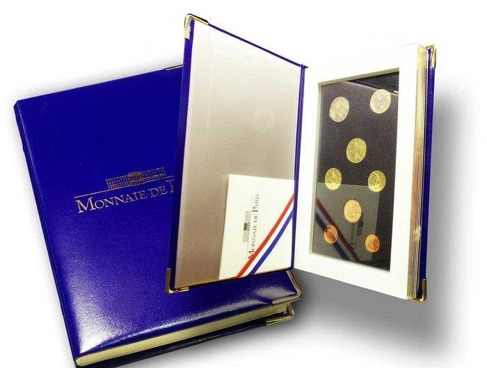 Frankrijk. Proof Set 1999/2000 (2 sets) (Zonder, Postzegels en Munten, Munten | Europa | Euromunten