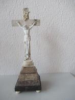 Kruis - Marmer - 1850-1900 - Marmer kruis met wijwatervat -, Antiek en Kunst