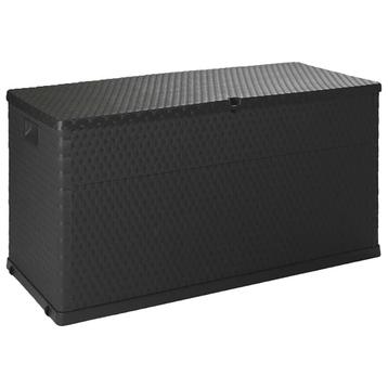 vidaXL Tuinbox 120x56x63 cm polypropeen rattan, Verzenden
